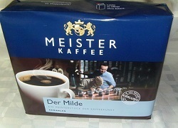 Meister Kaffee gemahlen "Der Milde" 500g